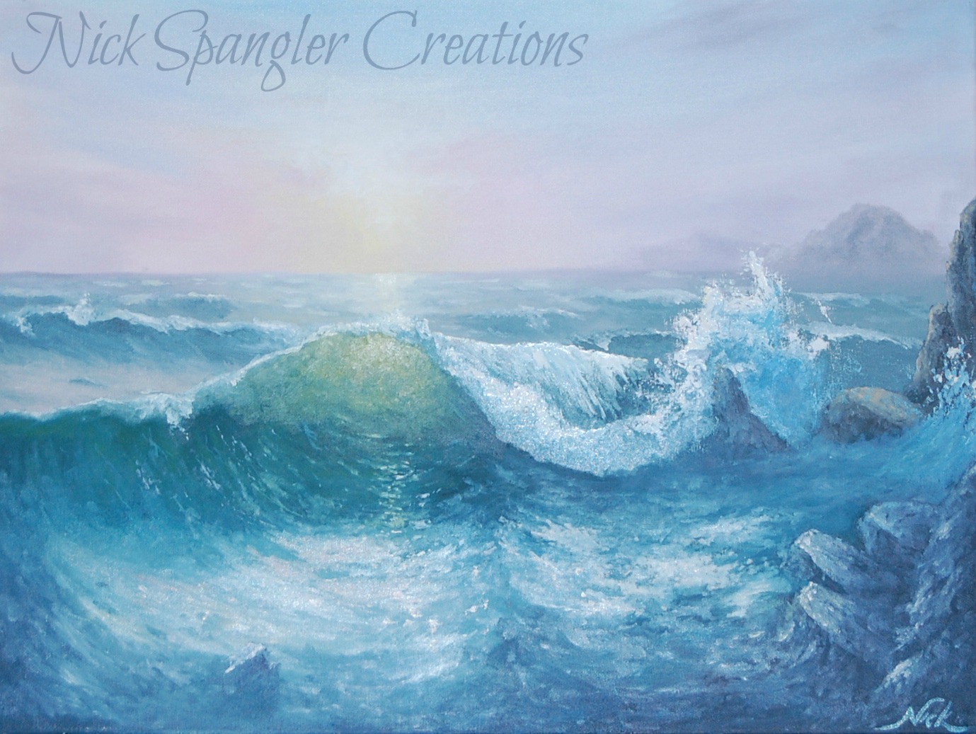Oceanscape; Oil on Canvas, 2016